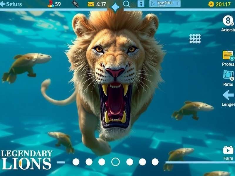 Legendary Lions Ocean Odyssey underwater gameplay